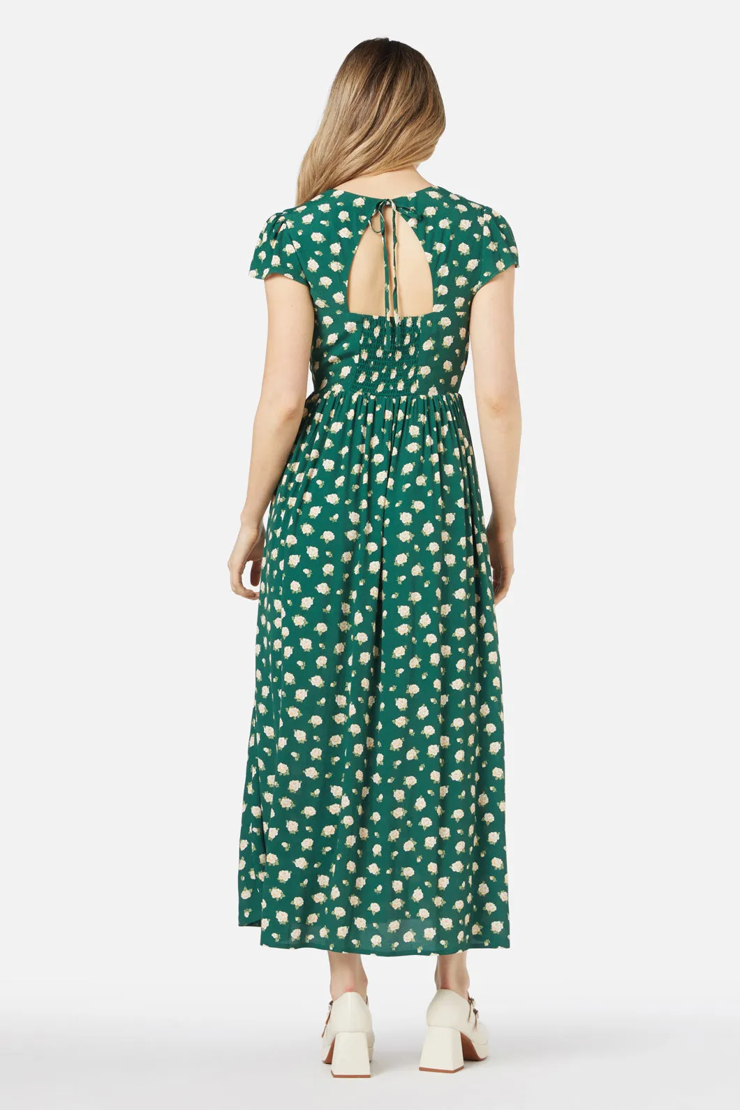 Baby Roses Midi Dress