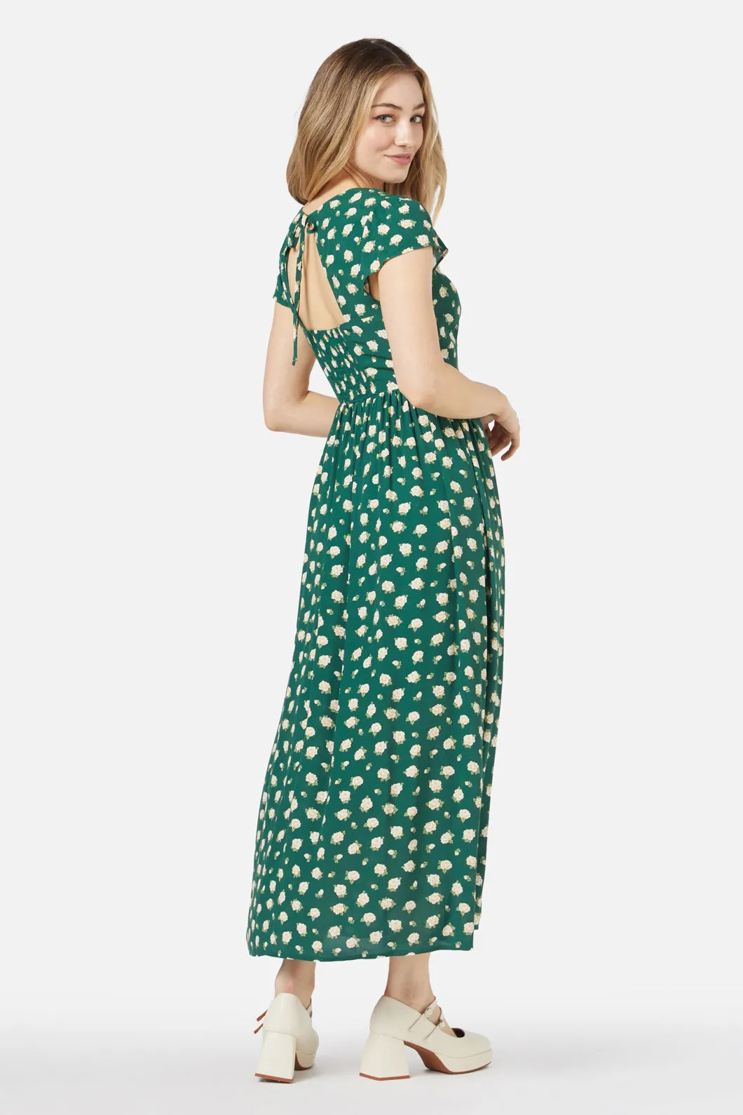 Baby Roses Midi Dress