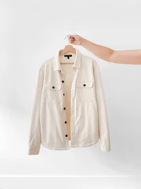 Banana Republic White Shacket (L)