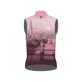 Custom Pro Gilet - Chain Gang Cyclist Pink