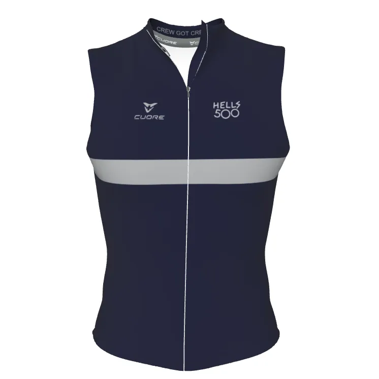 HELLS 500 NAVY GILET MENS