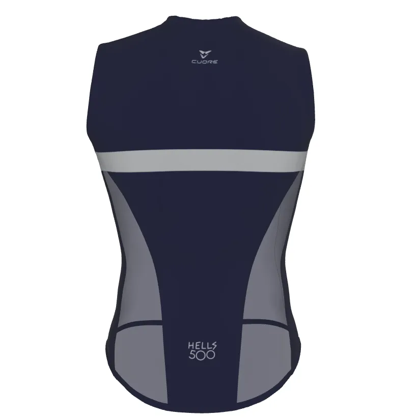 HELLS 500 NAVY GILET MENS