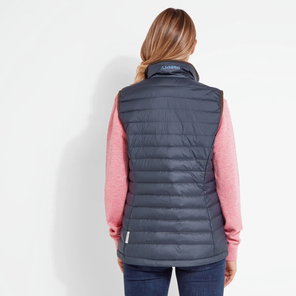 Launde Down Gilet Petrol Blue