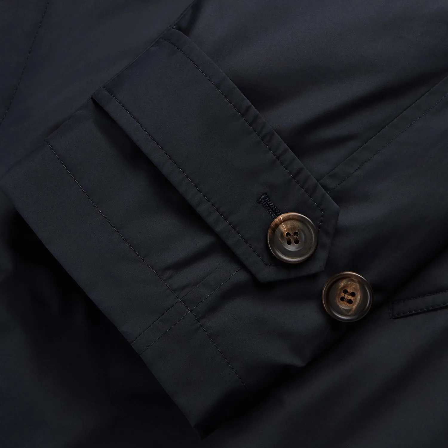 Navy Sealup Quilted Liner Quintern Car Coat