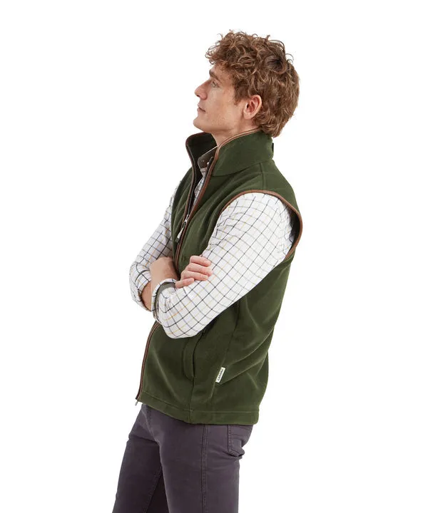 Oakham Fleece Gilet Forest