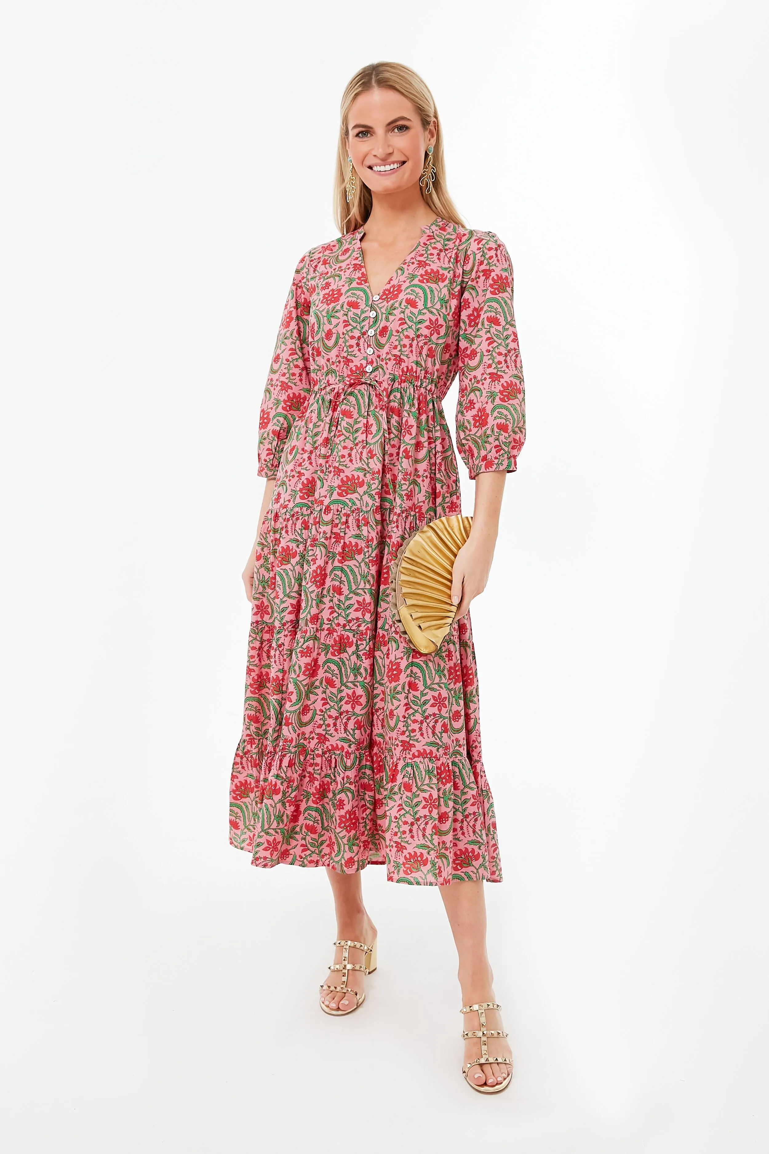 Pink Jungle Maria Dress
