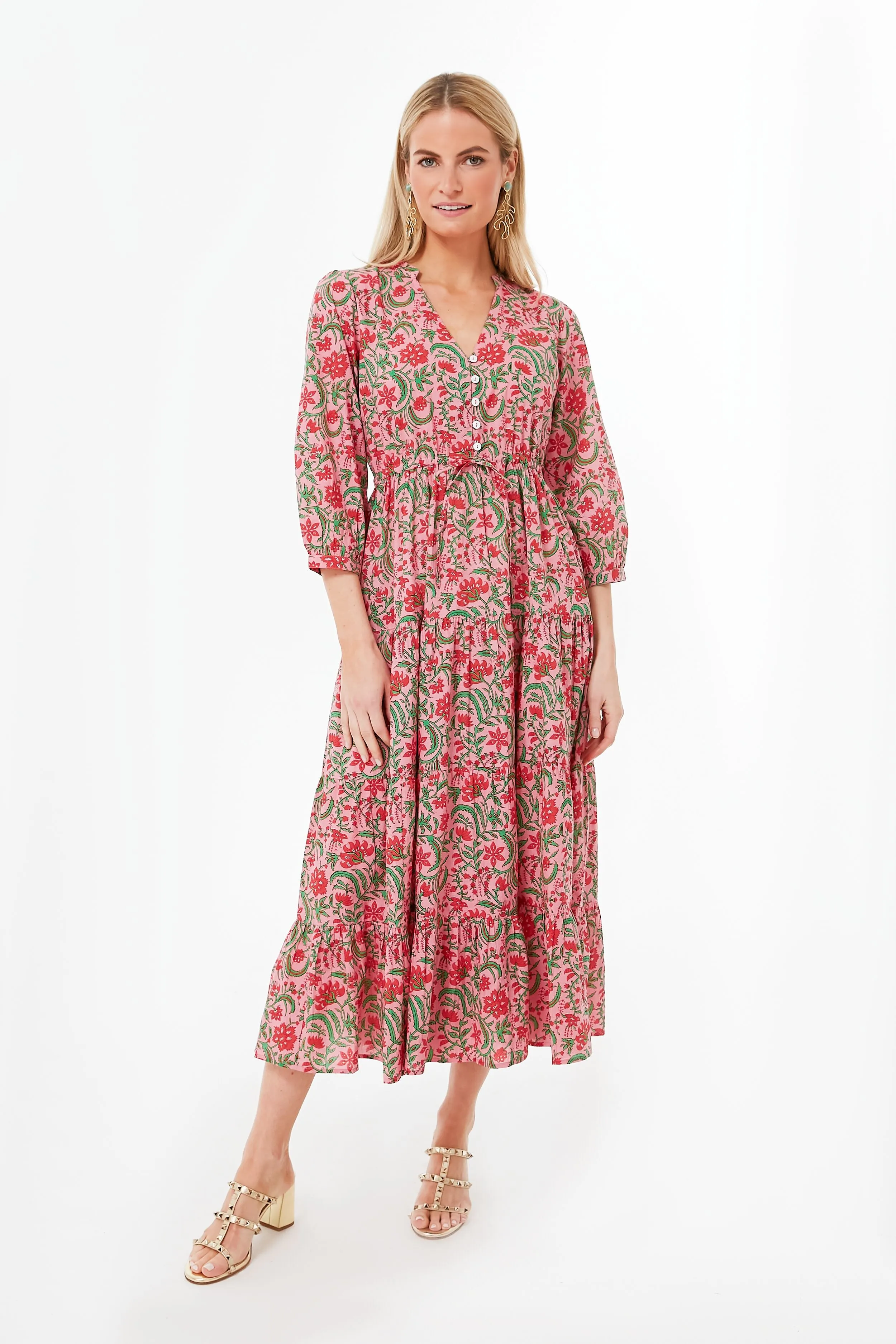 Pink Jungle Maria Dress
