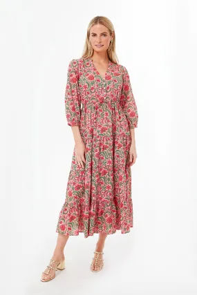 Pink Jungle Maria Dress