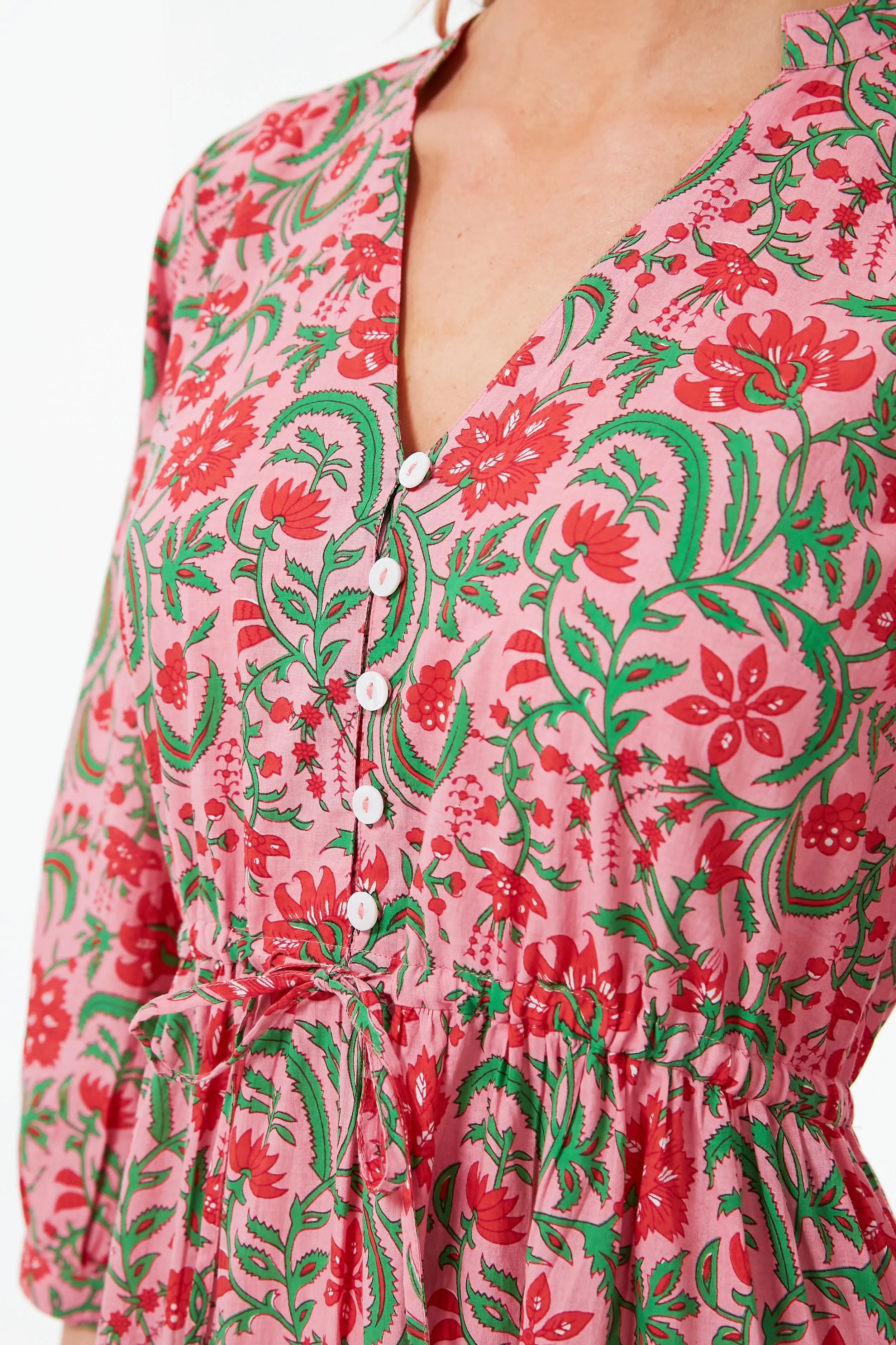 Pink Jungle Maria Dress