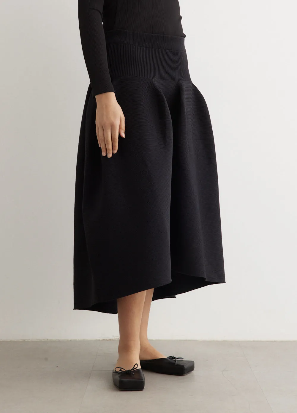 Pottery Glitter Rounded Hem Skirt
