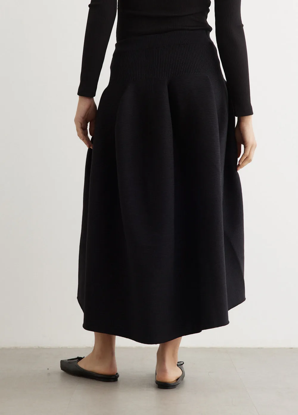 Pottery Glitter Rounded Hem Skirt