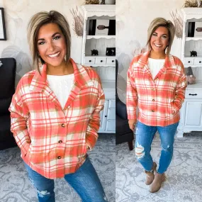 Smile Like You Mean It Shacket - Coral