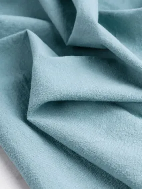 Tumbled Non Stretch Cotton - Light Blue