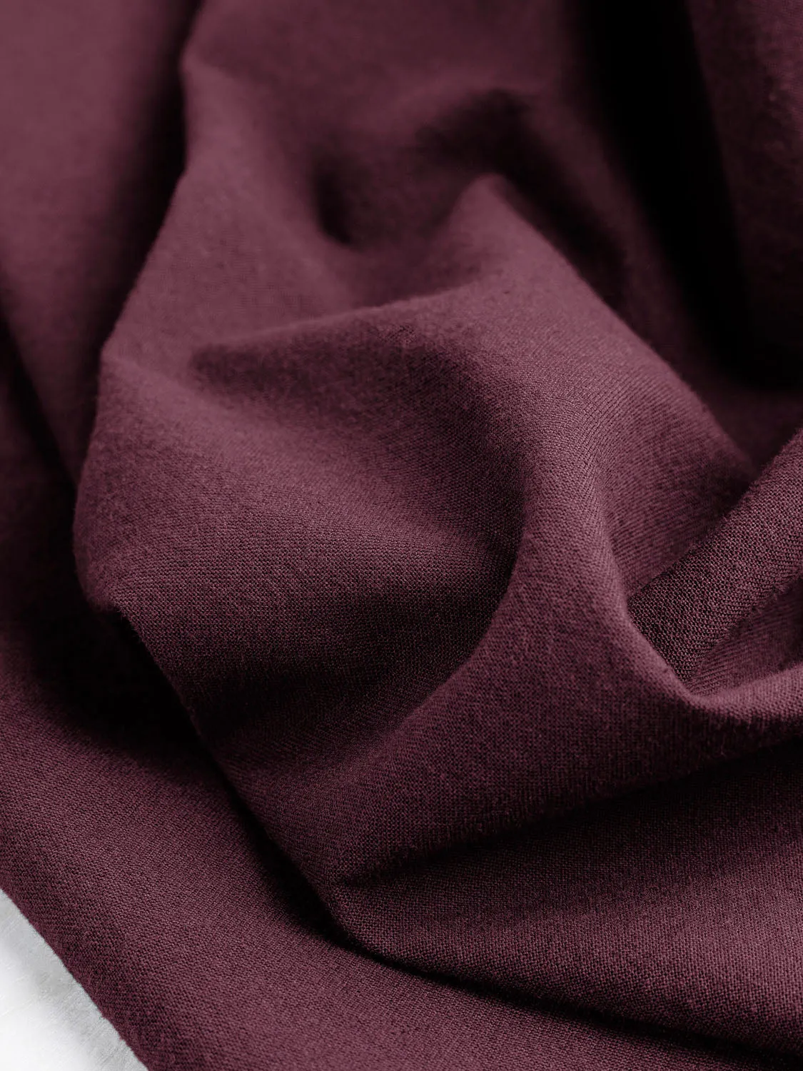 Tumbled Non Stretch Cotton - Mulberry