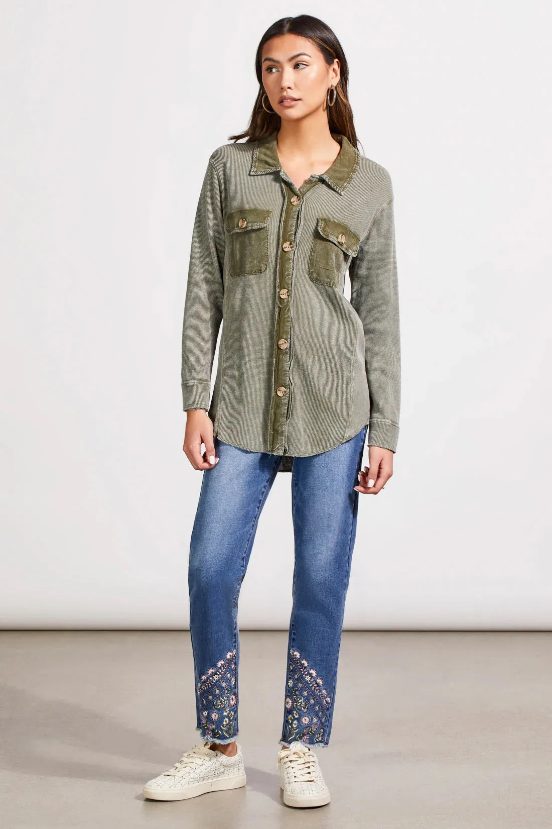 Vintage Wash Cotton Shacket