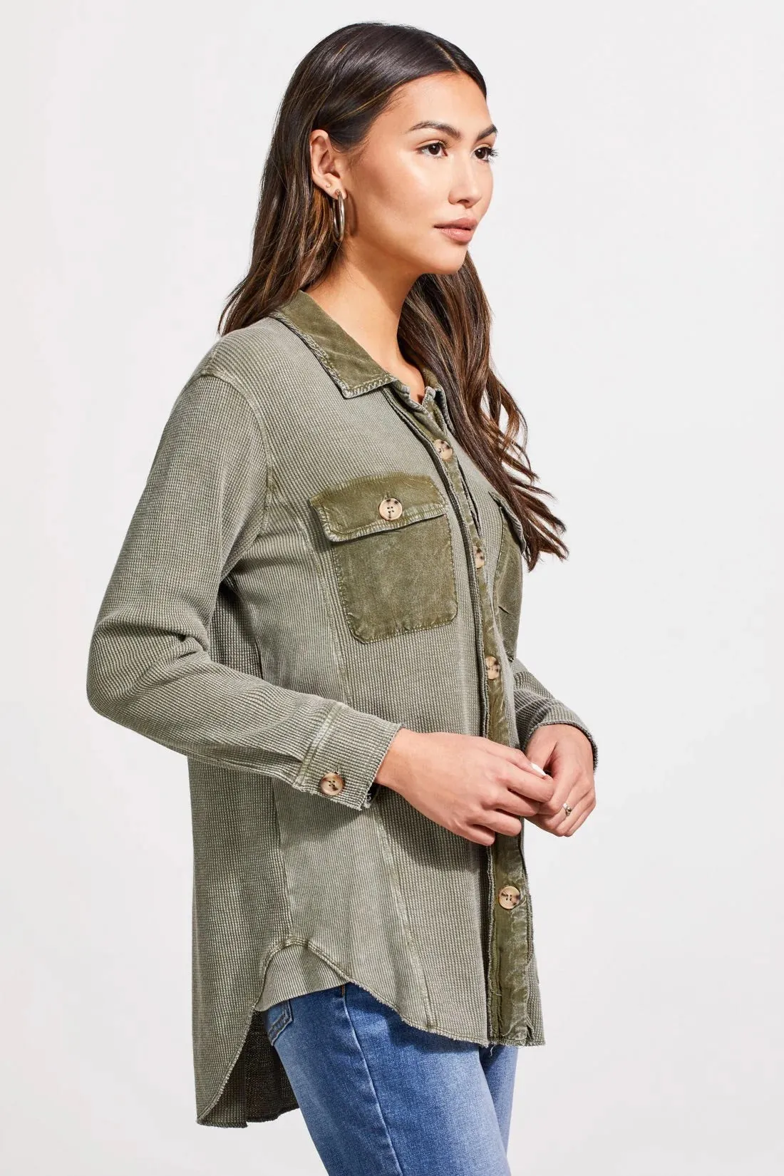 Vintage Wash Cotton Shacket