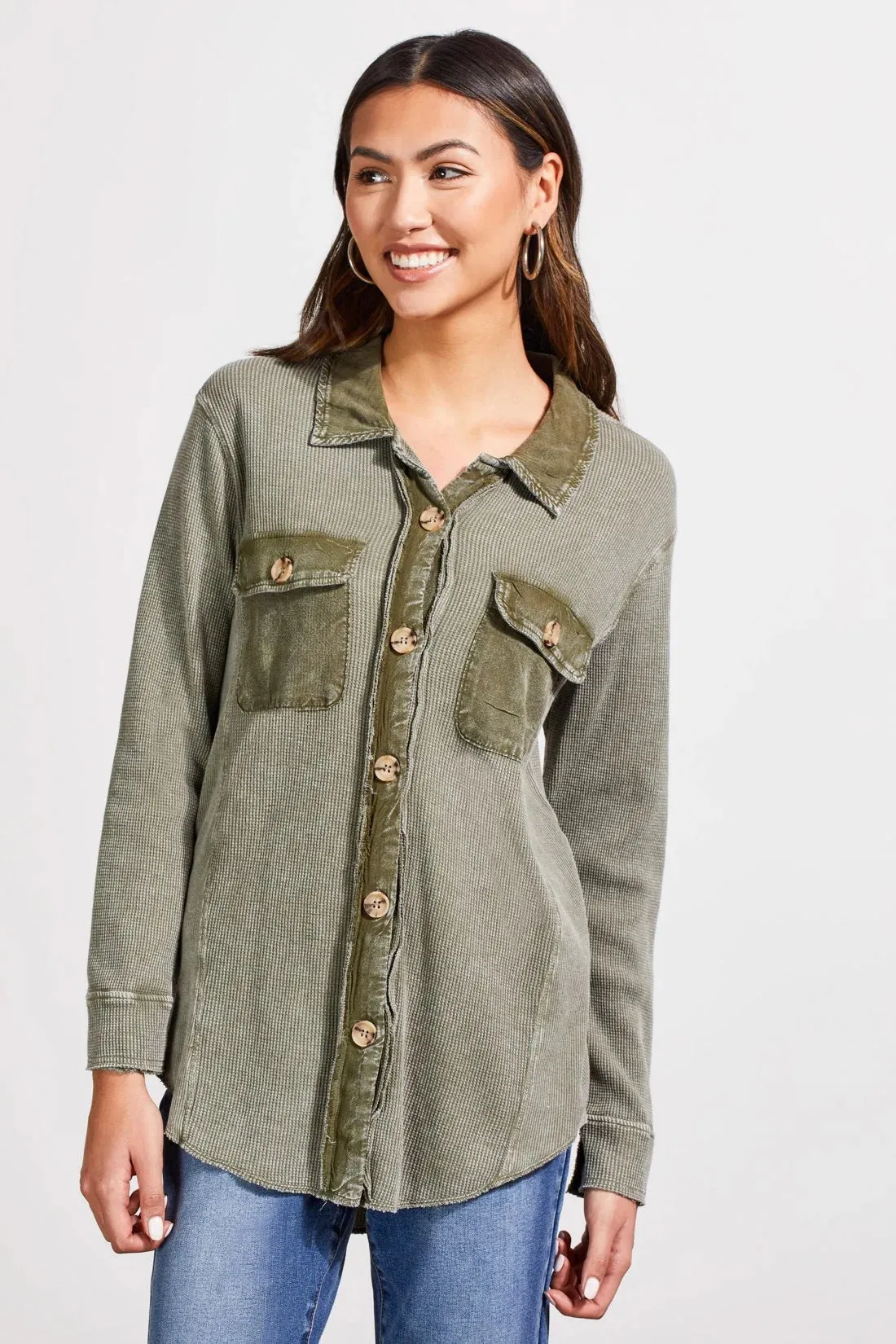 Vintage Wash Cotton Shacket
