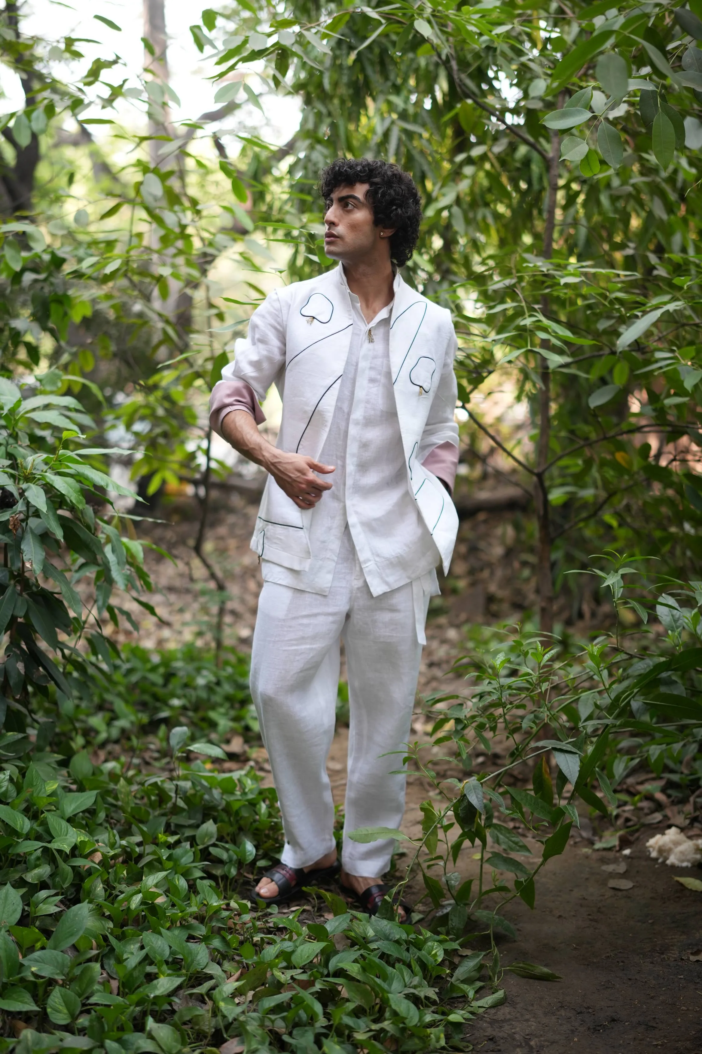 White Allay Shacket