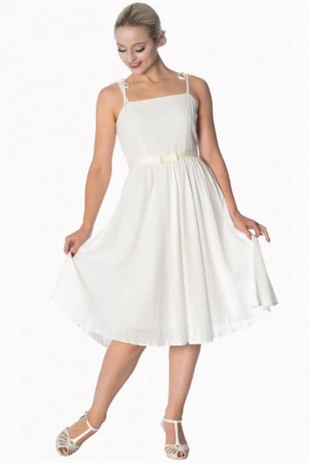 White Dress for Every Occasion – Make A Wish Strappy Sundress